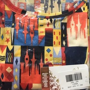 NWT 2x Lularoe Disney Princess Julia